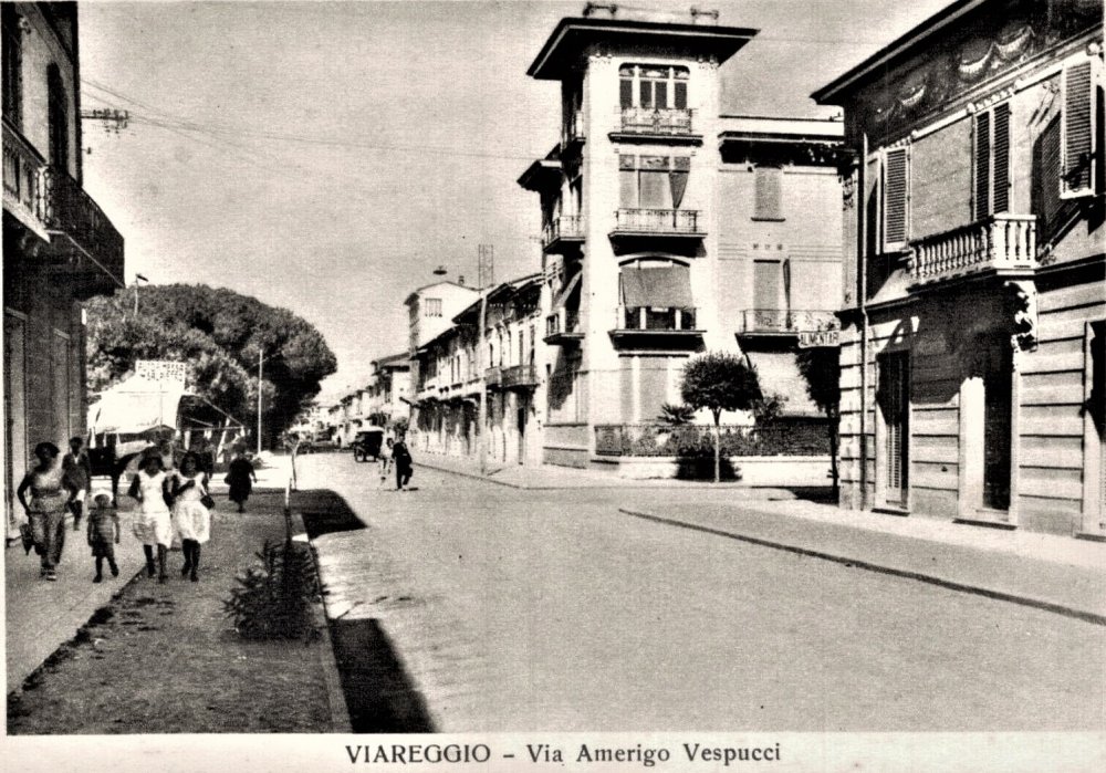 Via Vespucci Viareggio 1900